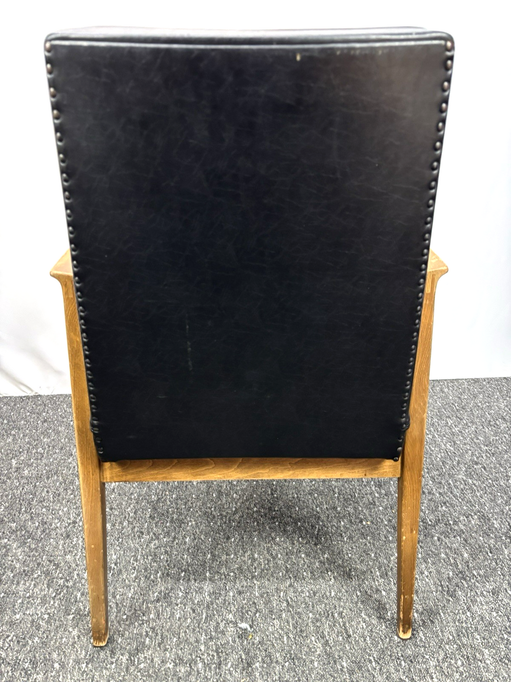 1 von 6 ORIGINAL Thonet Stuhl/ Sessel Midcentury Büro Esszimmer Art Deco Leder