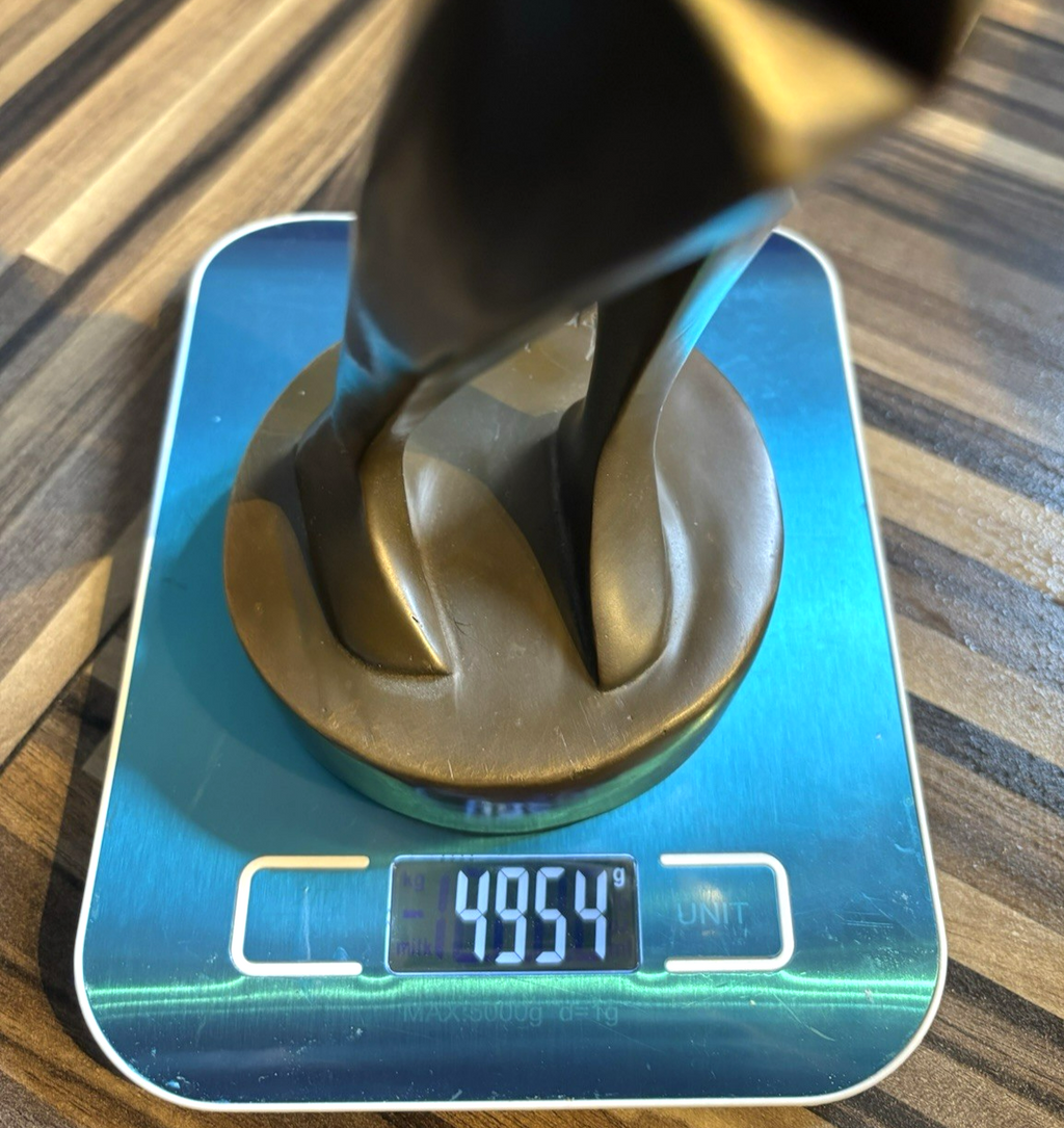 Bronze Skulptur Frau im Stil Archipenko  Abstrakte Moderne Kunst Kubismus 58 cm