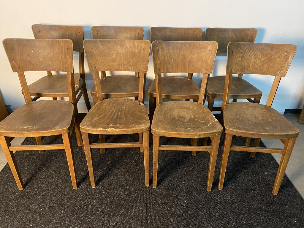 1 von 2 Original Thonet Kaffeehaus Frankfurter Stuhl Bauhaus beschädigt
