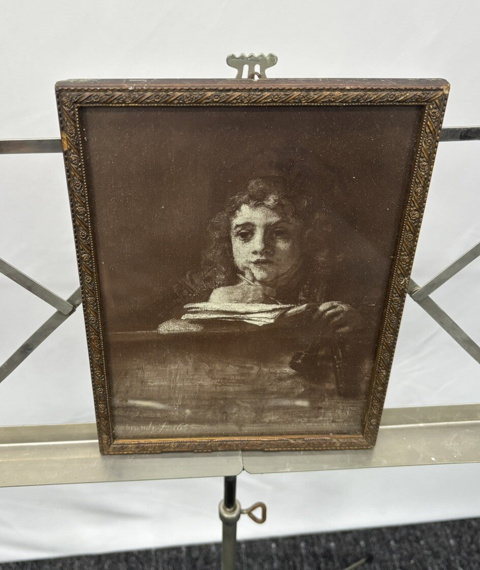 Bild Foto Gerahmt Rembrandts Sohn Titus 24 x18 cm