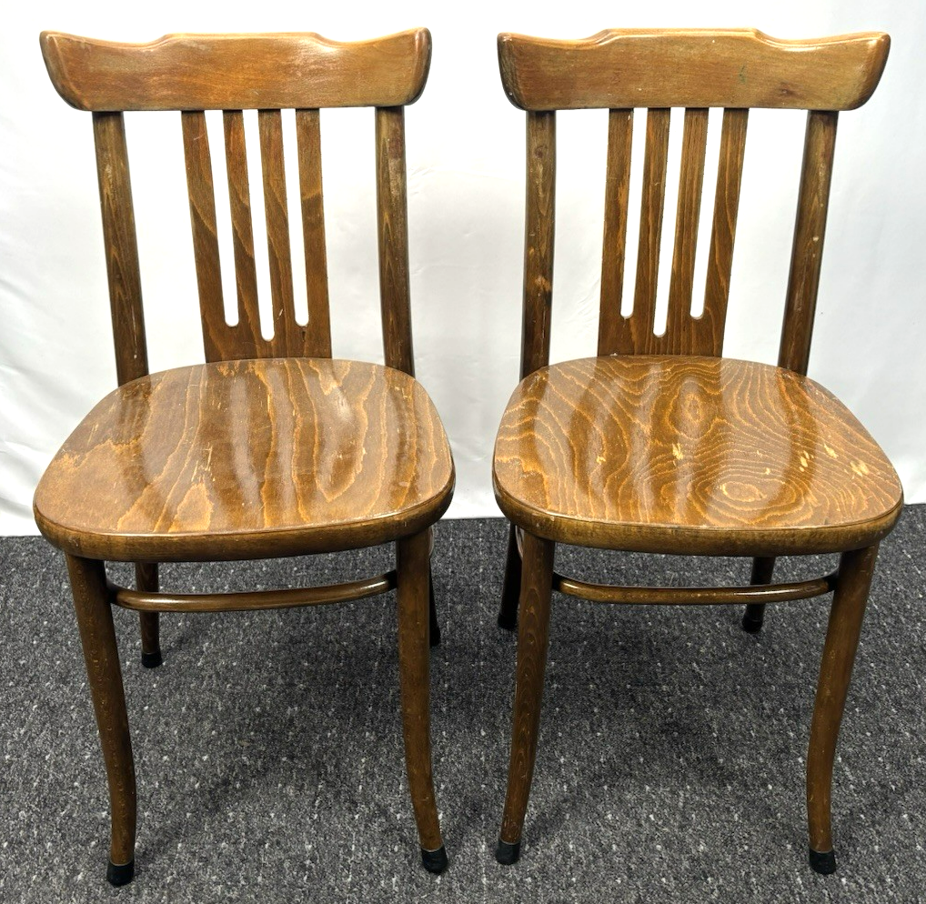 1 von 3 Kaffeehausstuhl Bistro Frankfurter Stuhl Holz Art Deco Vintage