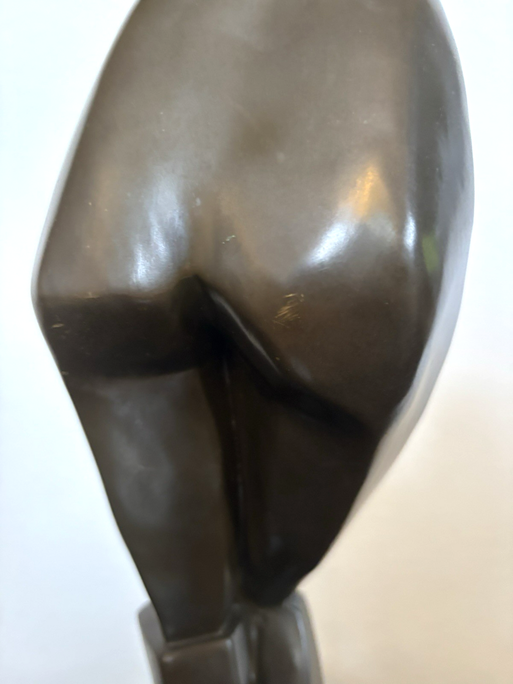Bronze Skulptur Frau im Stil Archipenko  Abstrakte Moderne Kunst Kubismus 58 cm
