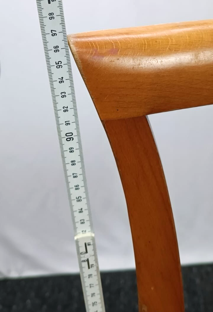 1 von 4 Stuhl Biedermeier Stil Klassisch Harfe Esszimmer Art Deco Vintage