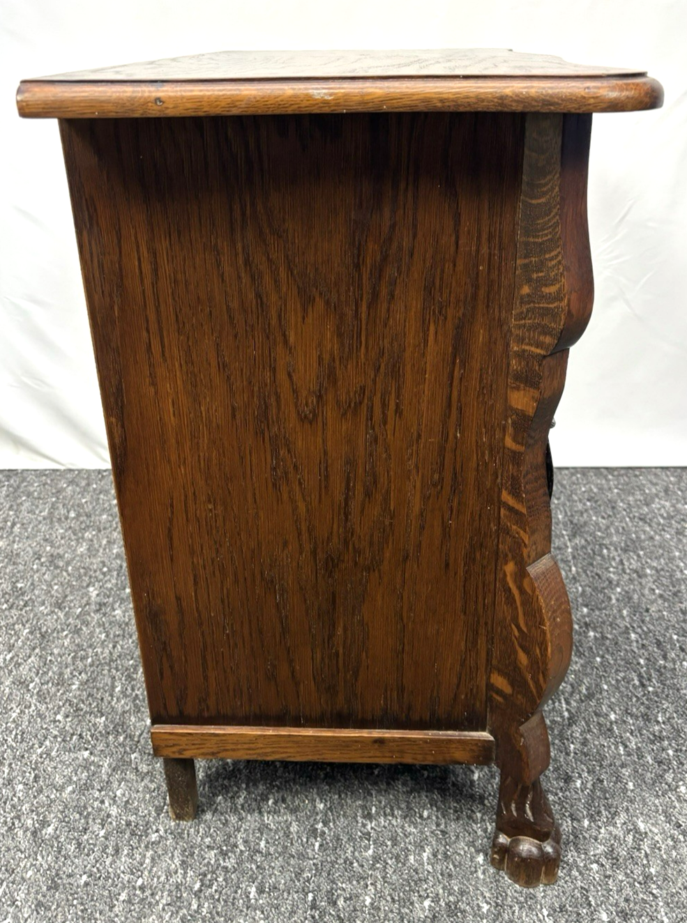 Kommode mit drei Schubladen Vintage Art Deco Holz 