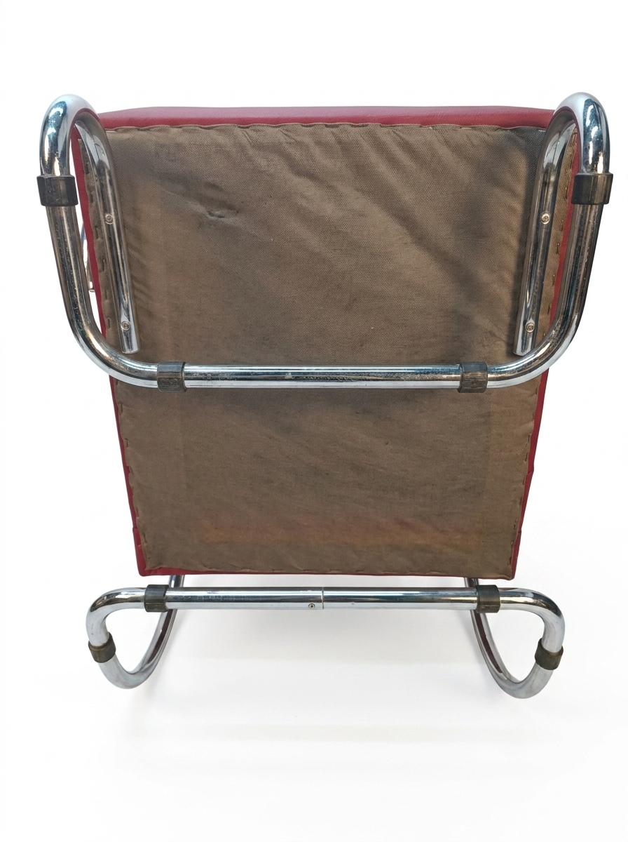 ORIGINAL Bauhaus Freischwinger Sessel Stahlrohr  Vintage Art Deco DYKMEYER