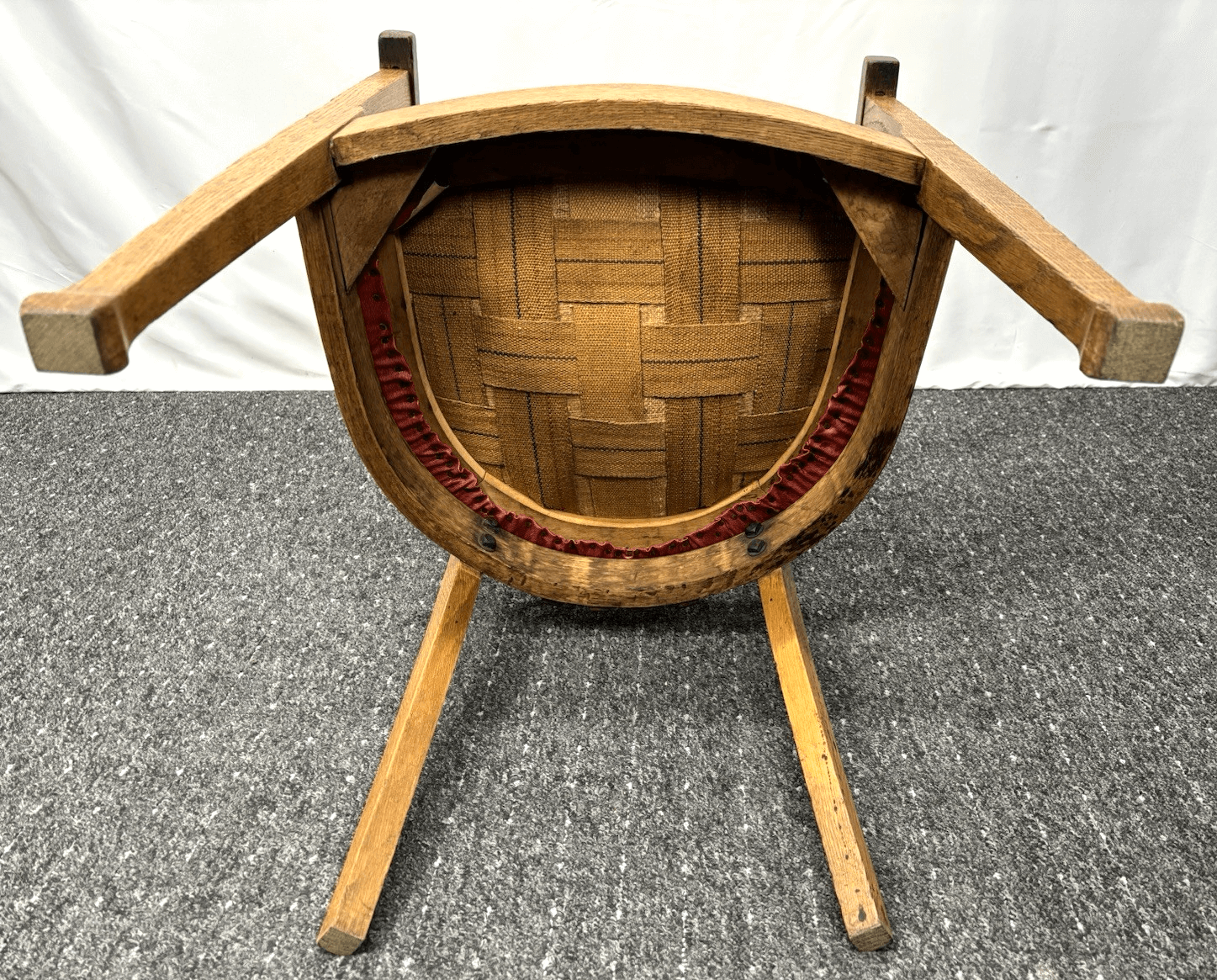 Gropius Armlehnstuhl Massivholz Art Deco Büro Schreibtisch 