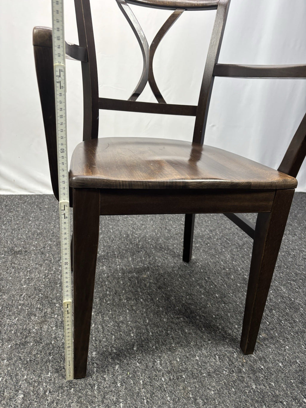 1 von 6 Holz Armlehnstuhl Vintage Stuhl Gastronomie Café Stil