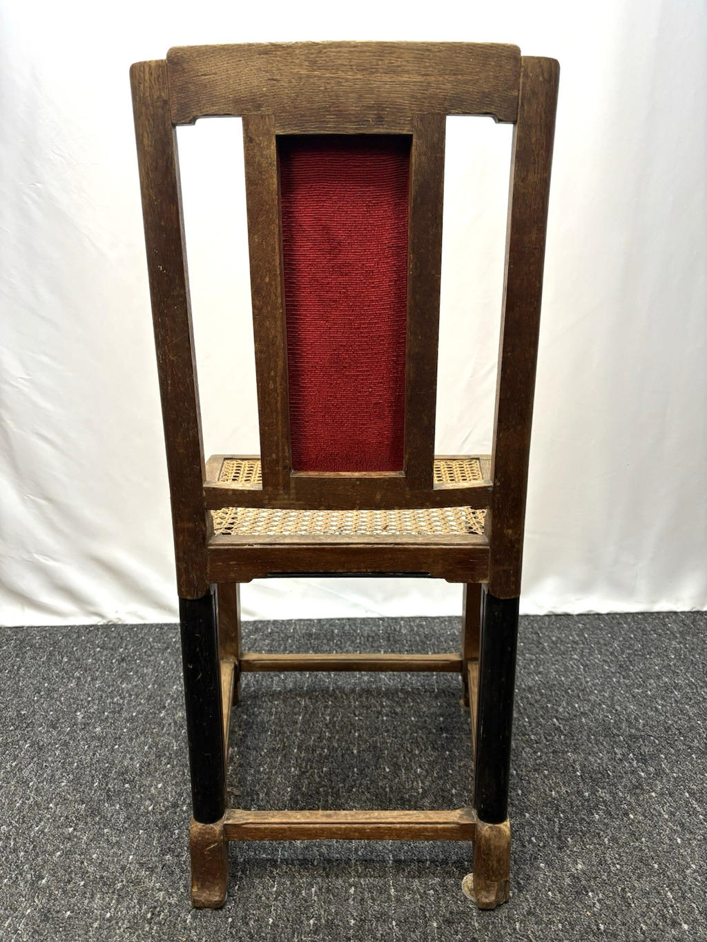 4er Set Stühle Esszimmer Art Deco Vintage Wiener Geflecht (z.T. beschädigt)