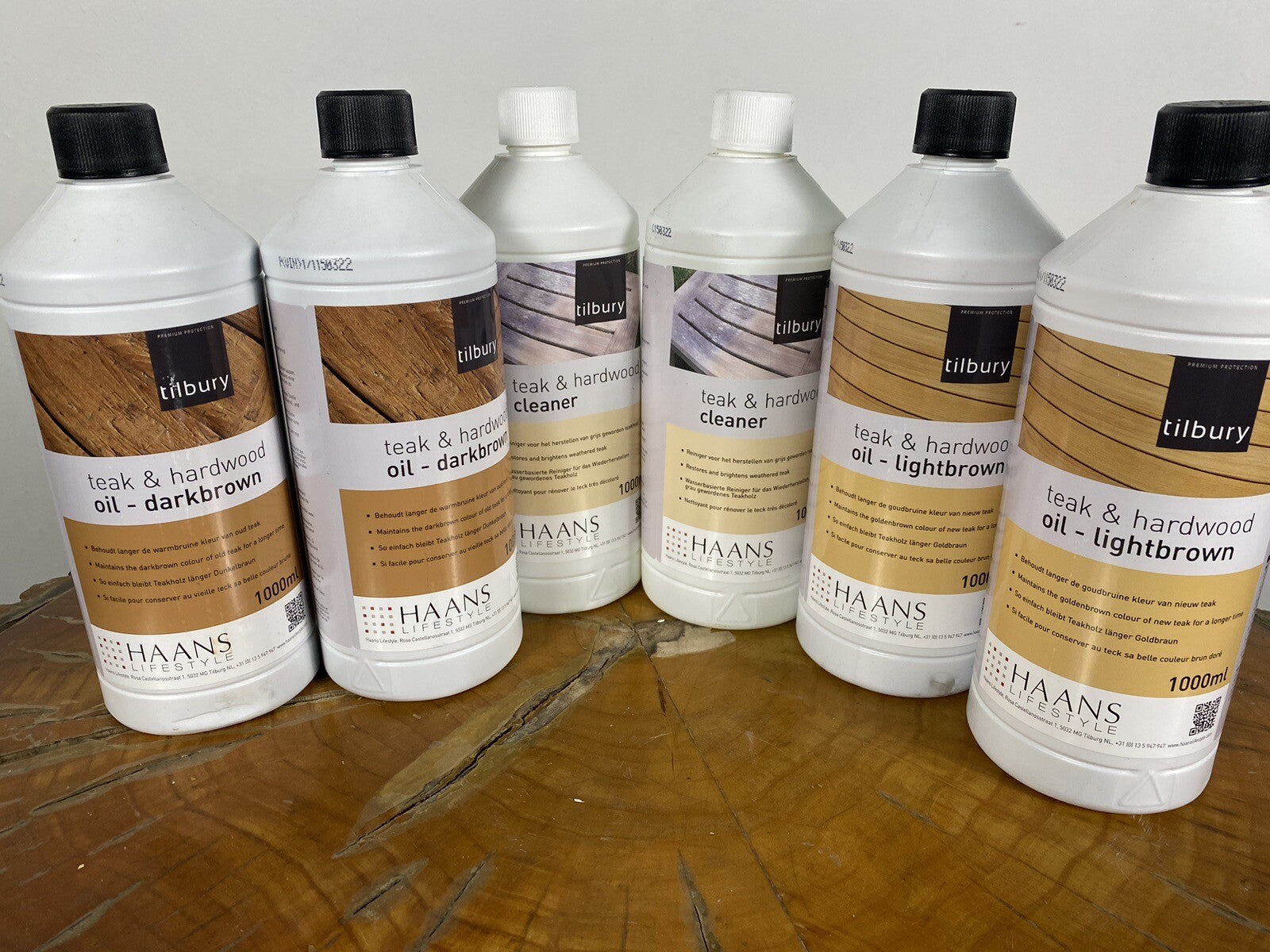 Teak Öl Dunkelbraun 1000ml Flasche Holz Möbel