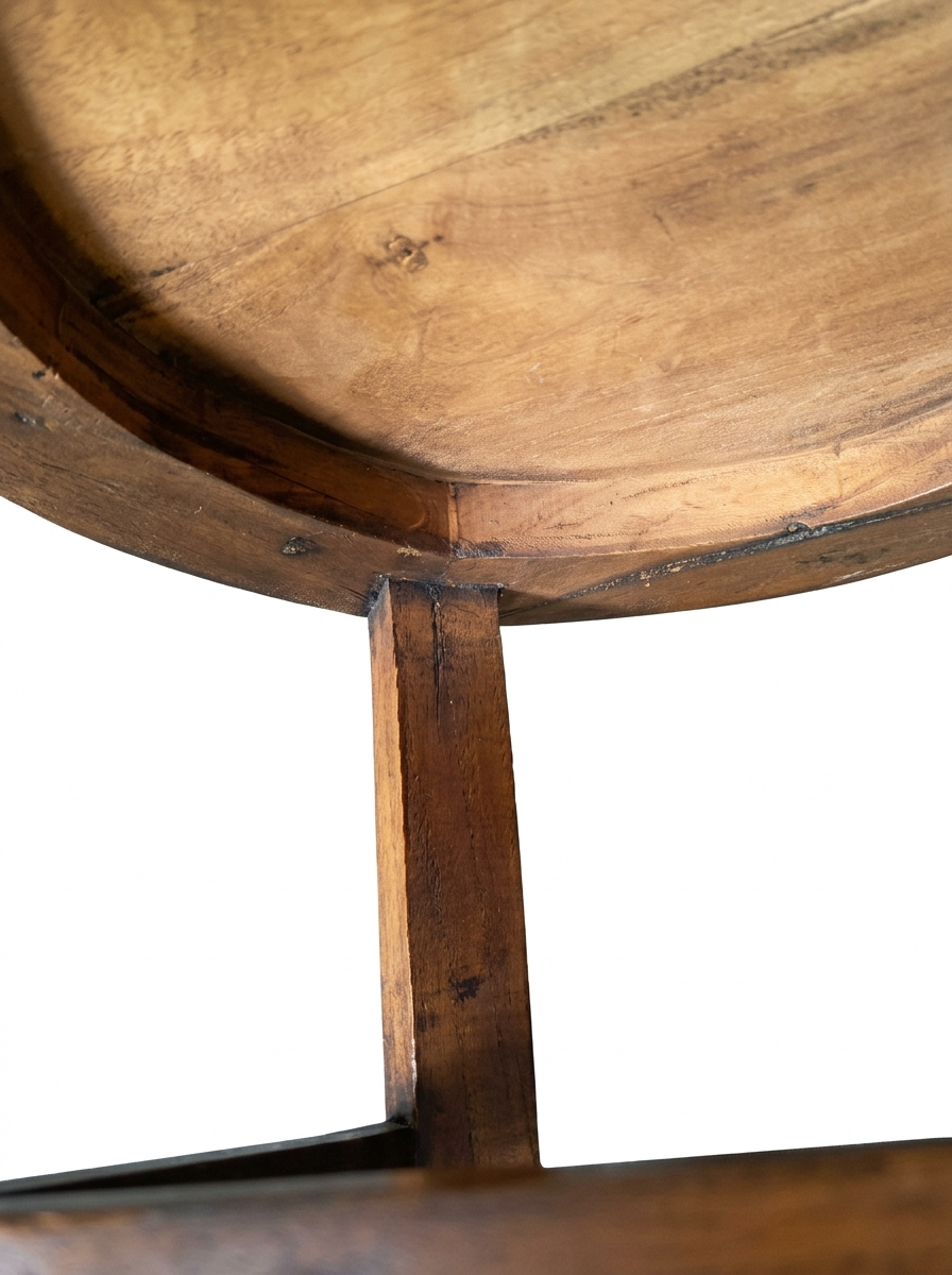 Kolonialstil Massivholz Kapitänsstuhl Armlehnstuhl Sprossen Schreibtischstuhl