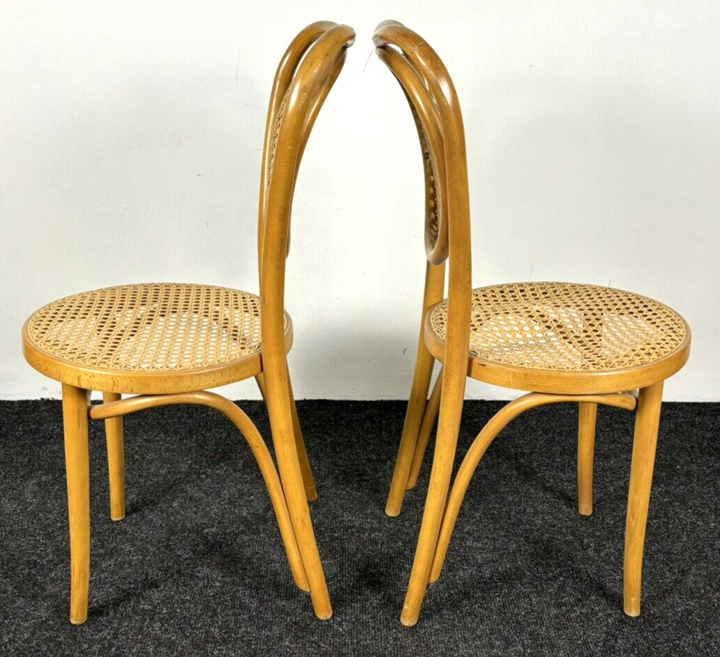1 / 2 Kaffeehausstuhl ZPM Radomsko (Thonet Sessel Nr. 5) Bugholz Wiener Geflecht