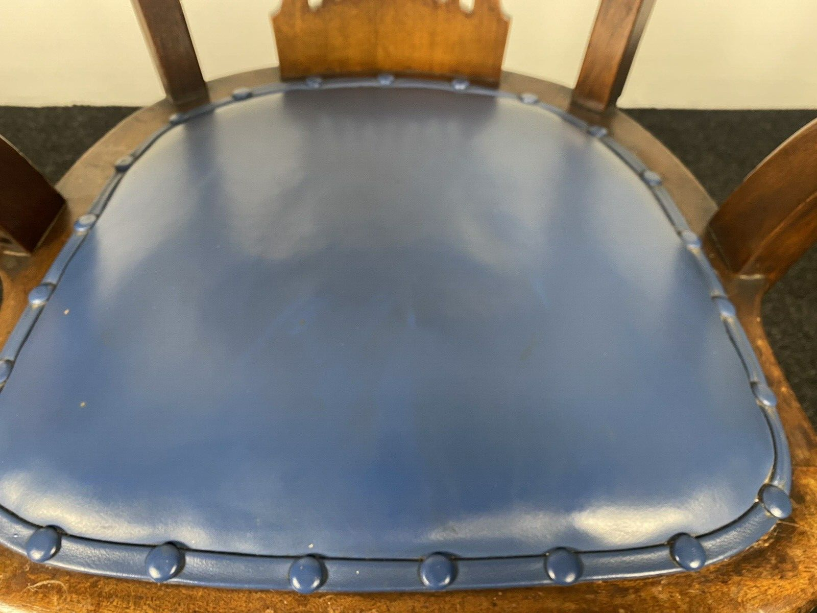 Amerikanischer Drehstuhl Officechair Büro Antik Art Deco