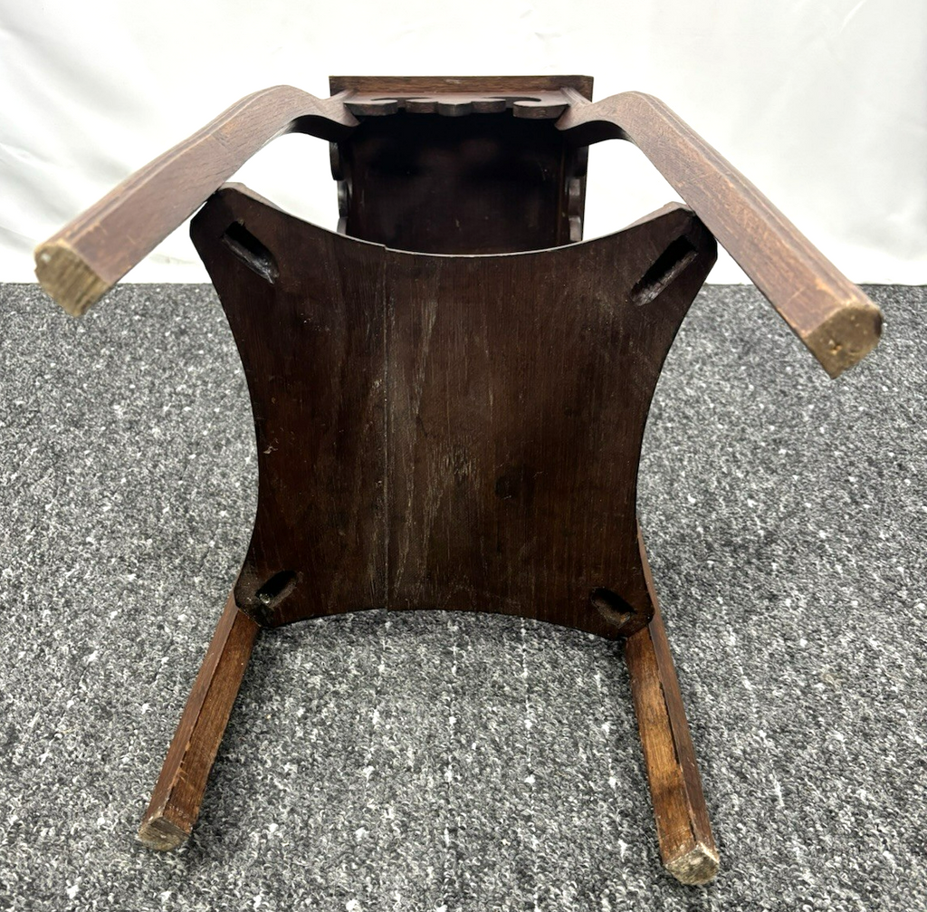 Blumensäule Blumentisch Beistelltisch Holz Art Deco Antik