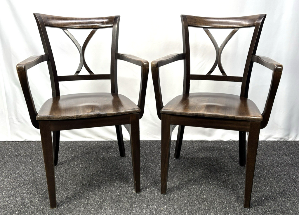 1 von 6 Holz Armlehnstuhl Vintage Stuhl Gastronomie Café Stil