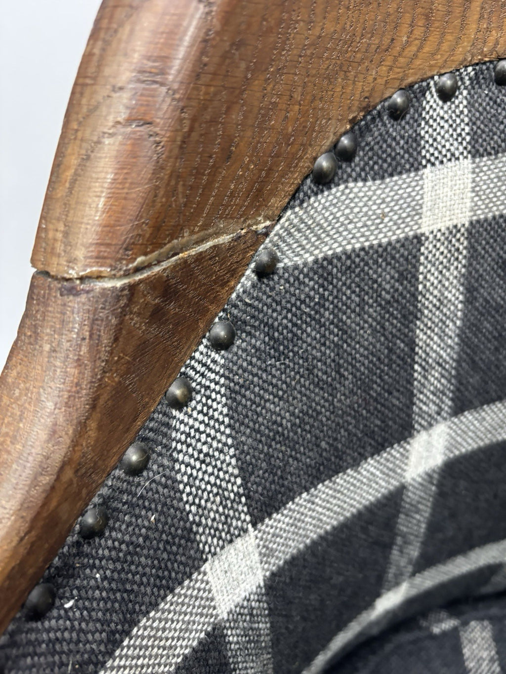 Amerikanischer Drehstuhl Büro Schreibtisch Officechair Art Deco Antik