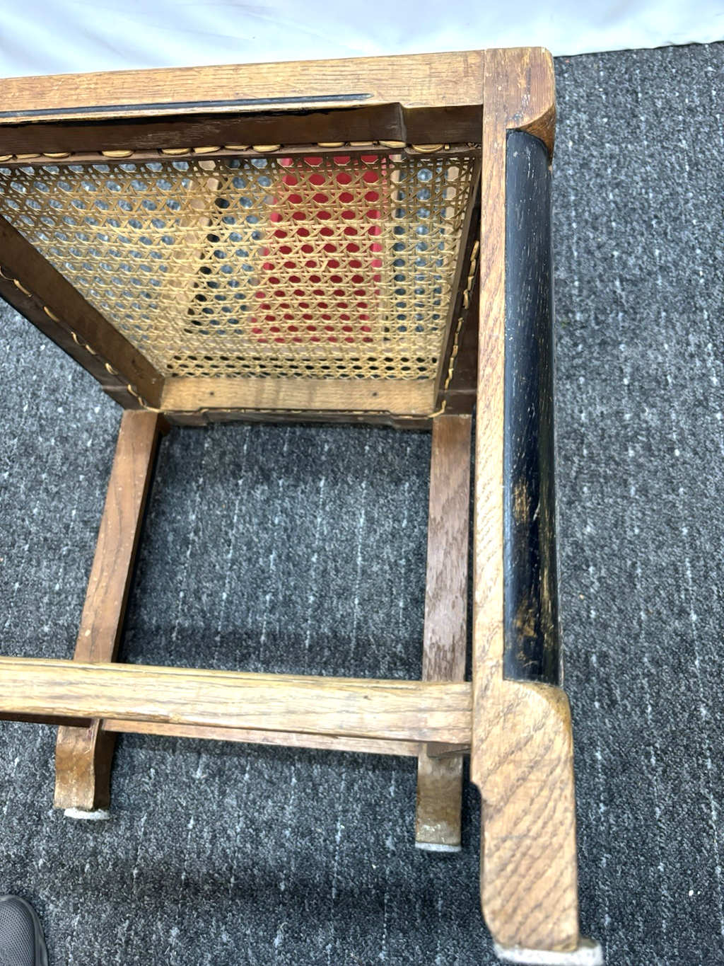 4er Set Stühle Esszimmer Art Deco Vintage Wiener Geflecht (z.T. beschädigt)