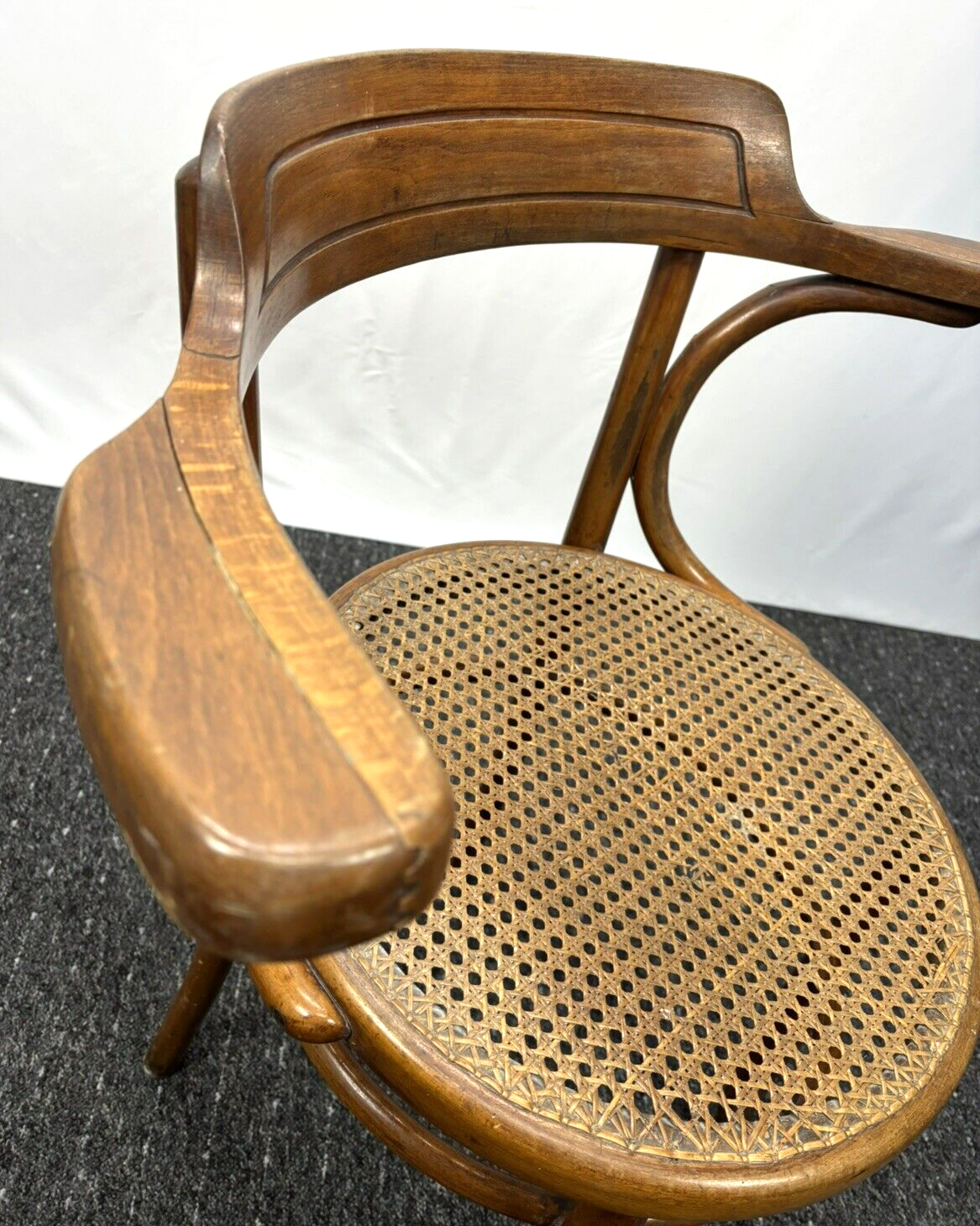 ORIGINAL Fischel Bugholz Armlehnstuhl Gropius Extra Breit Wiener Gefl. Art Deco