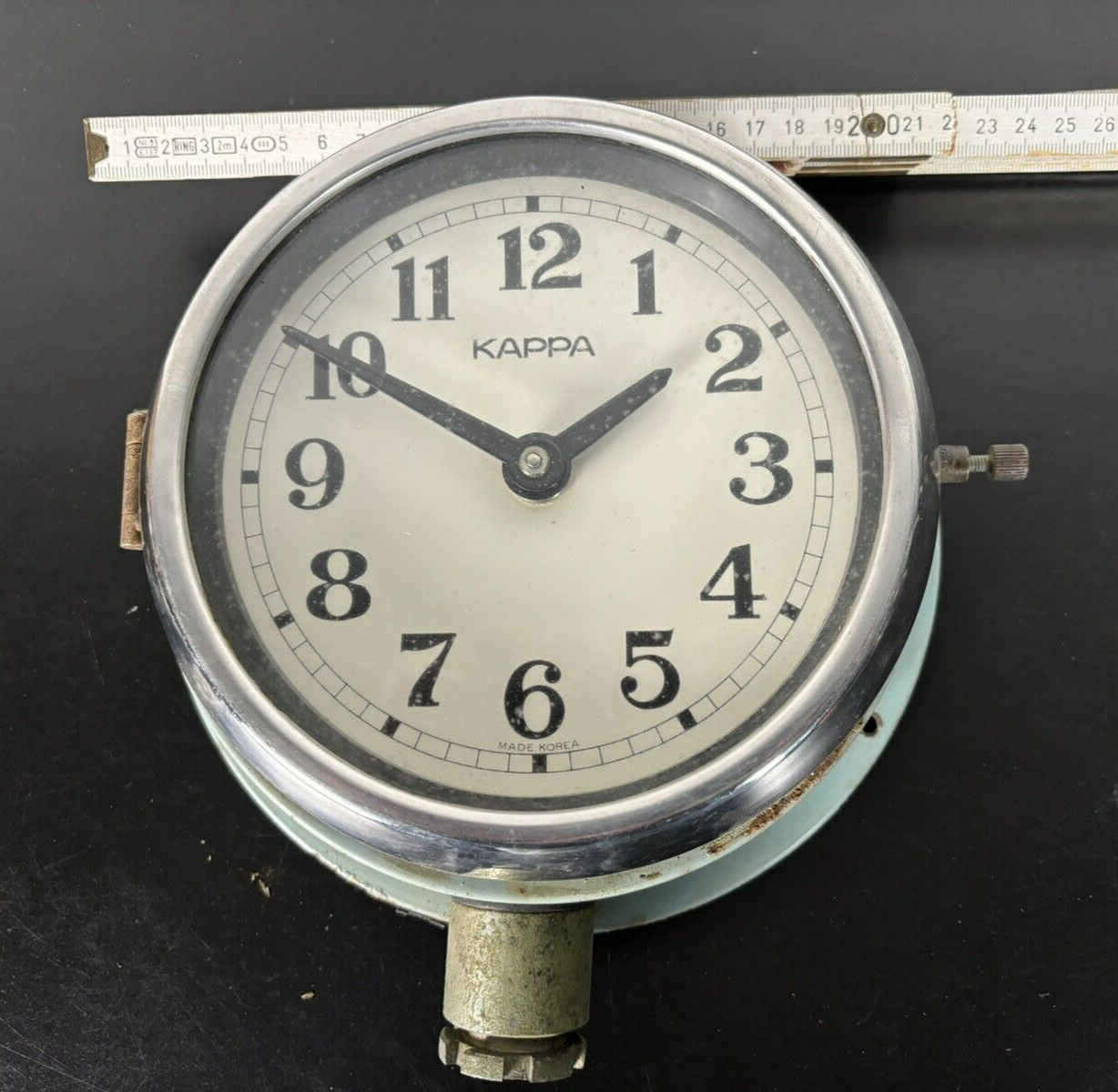 Schiffsuhr KAPPA Wanduhr Vintage Marine Clock Slave Uhr Deko Objekt