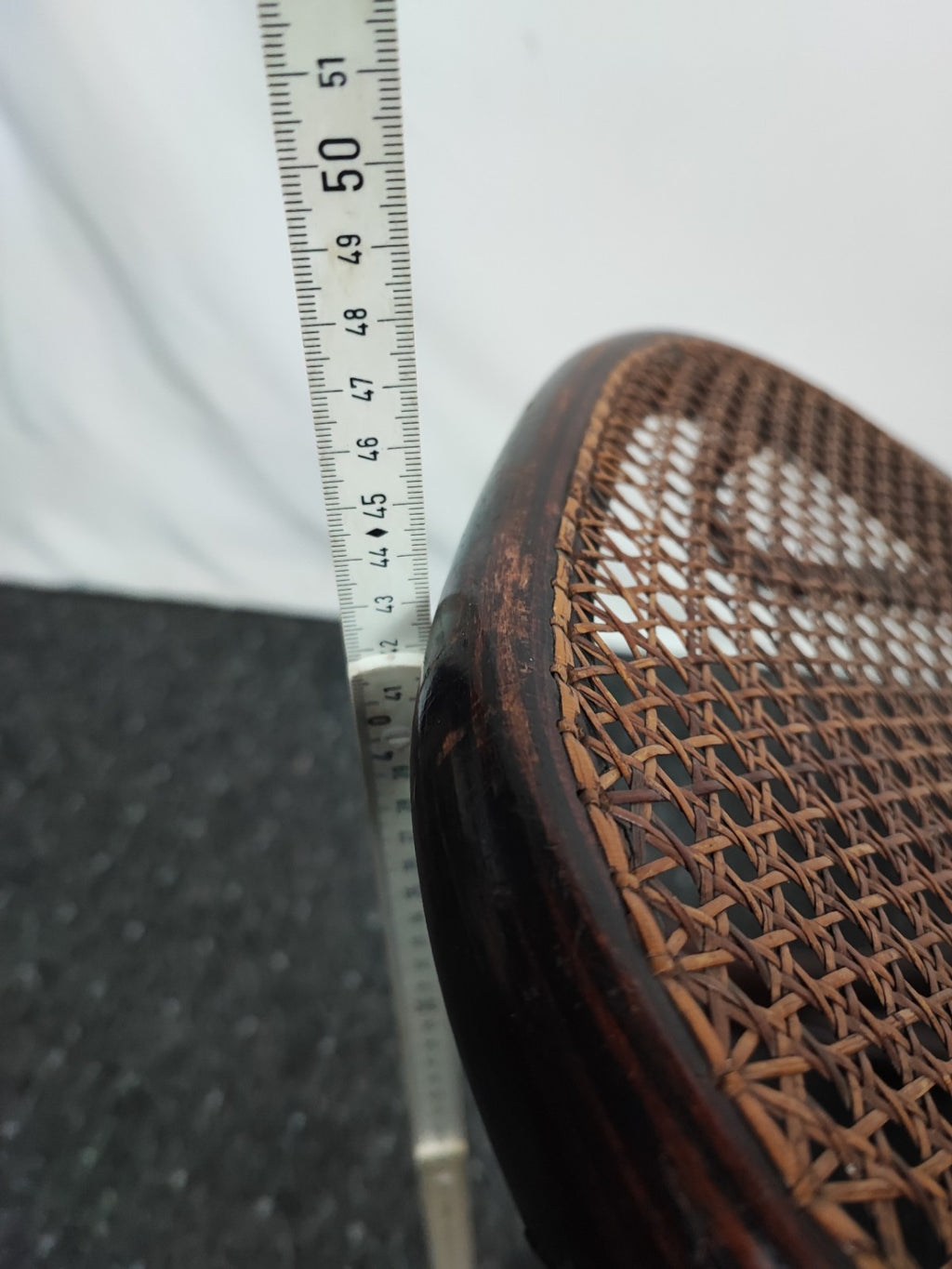 Original Thonet Schaukelstuhl Faulenzer Antik Bugholz Geflecht Jugendstil