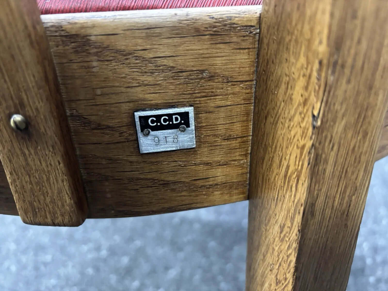 Gropius Armlehnstuhl Massivholz Art Deco Büro Schreibtisch 