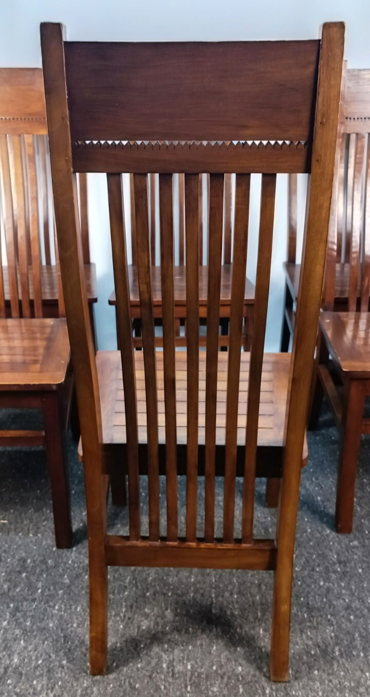 1 von 5 Landhaus Stuhl Kolonial Stil  Büro Schreibtisch Massivholz Esszimmer