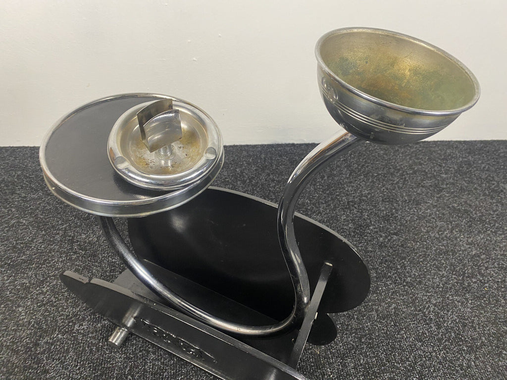 Rauchertisch Zeitungsständer Stahlrohrmöbel Bauhaus  Aschenbecher