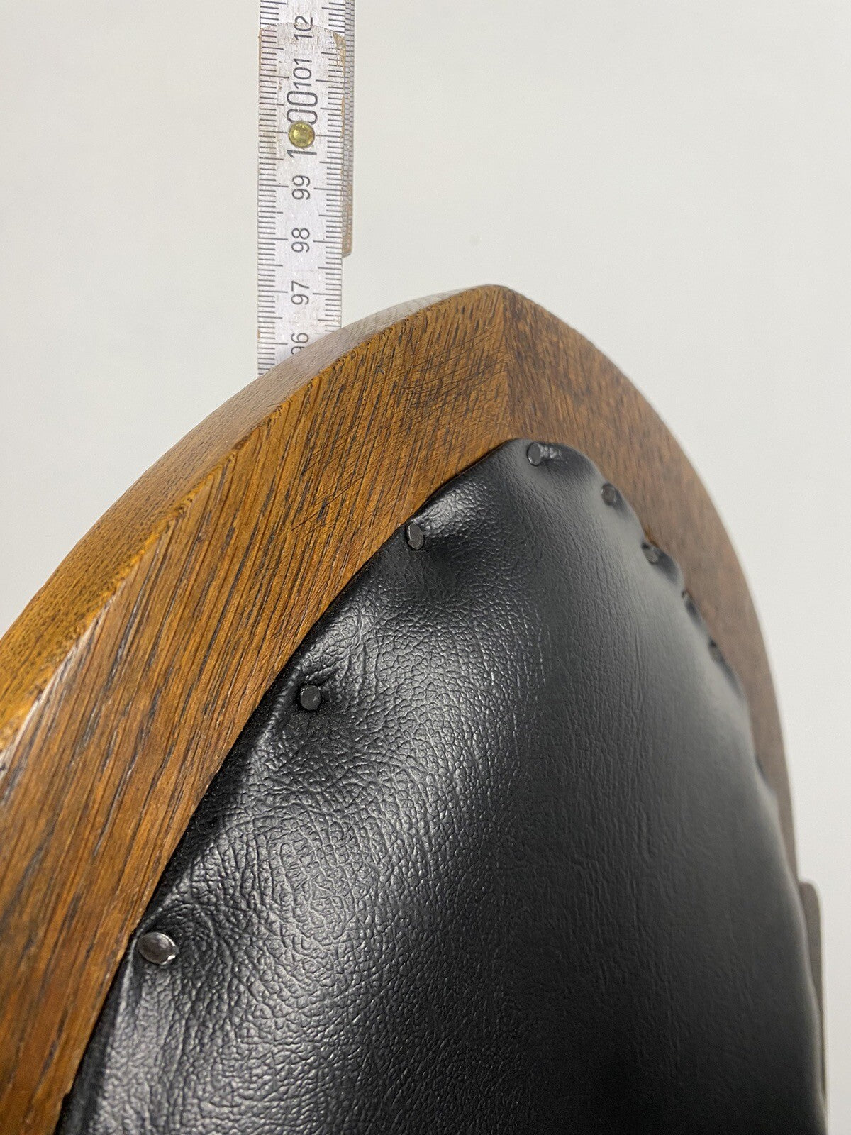 1 von 2  Esszimmerstuhl/ Küche ArtDeco Eiche Neu Gepolstert schwarz Vintage