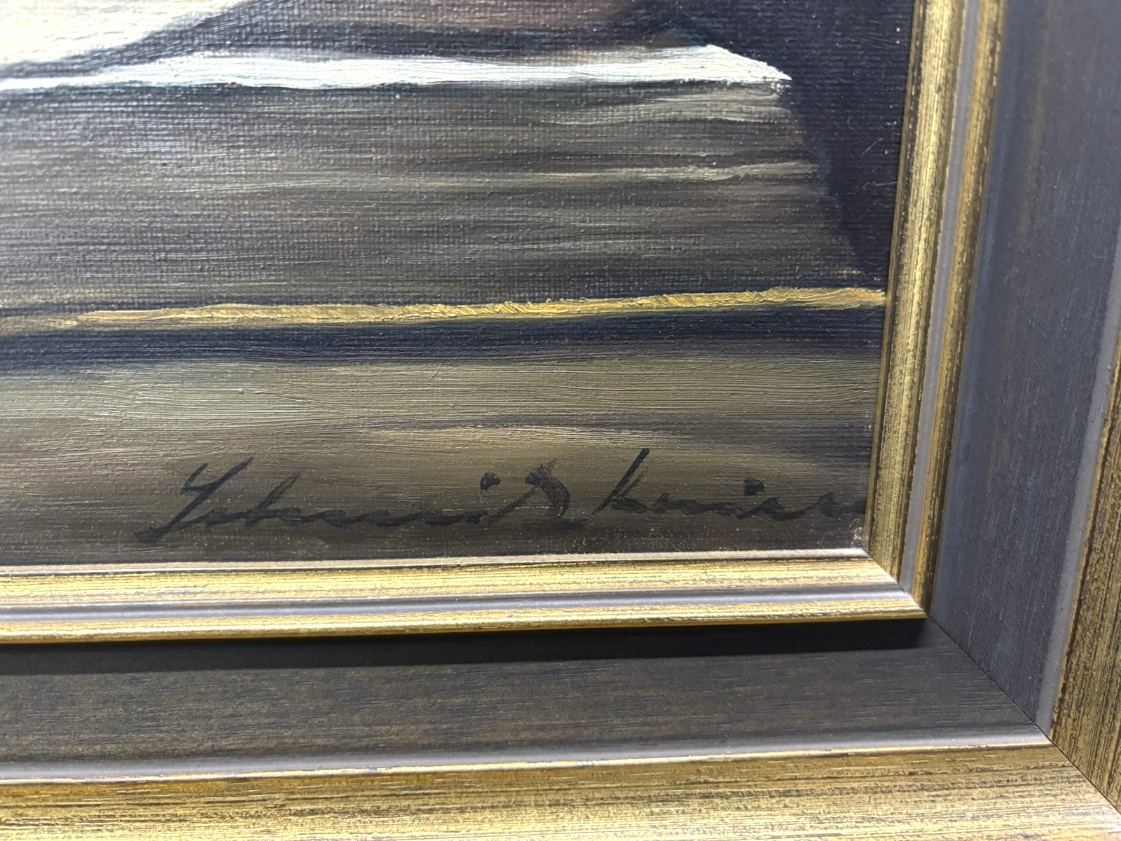 Bild Ölgemälde "Der Eremit" nach Salamon Koninck signiert gerahmt ca. 61 x 73 cm