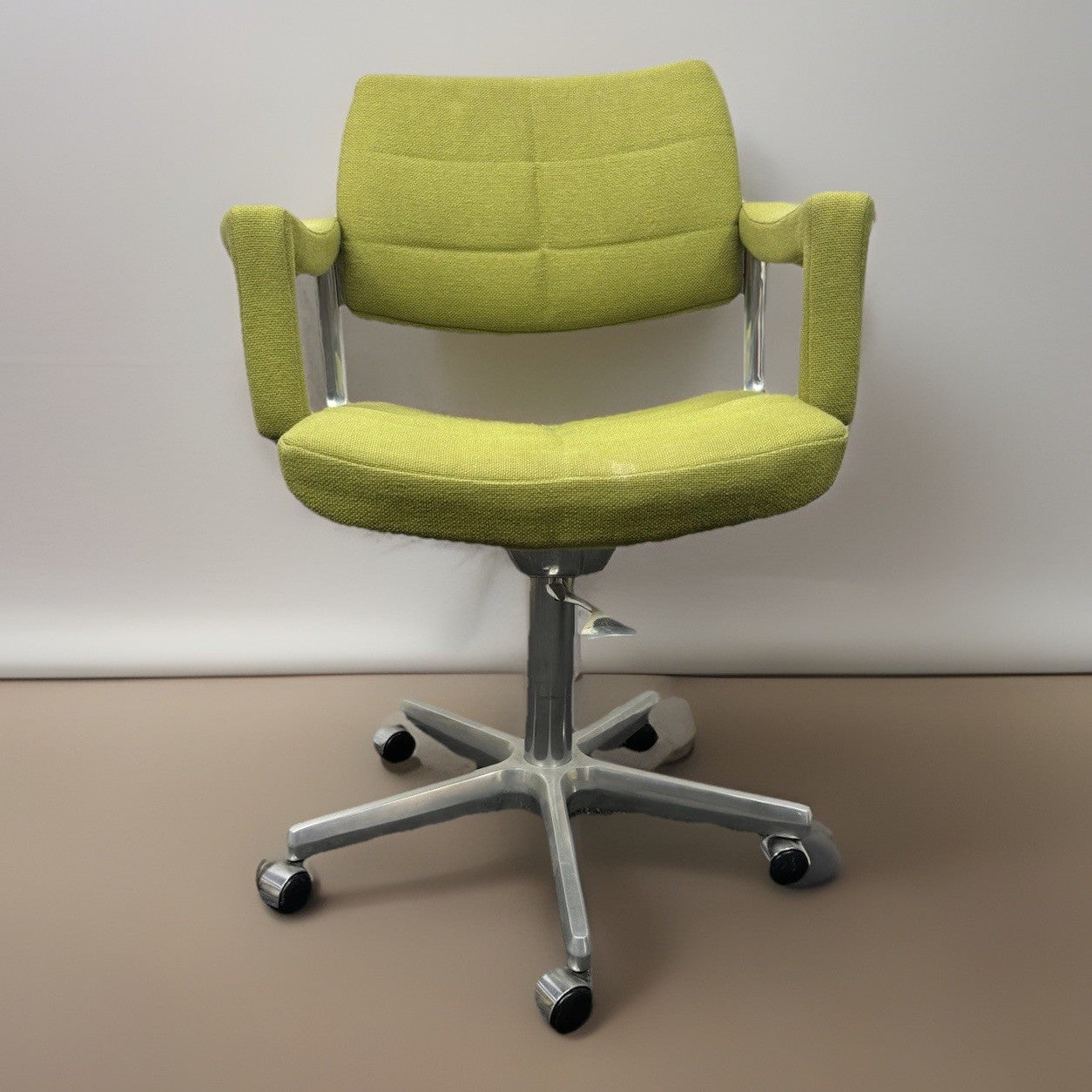 Bürostuhl Oswaldo Borsani for Tecno Edelstahl Vintage ca. 1970