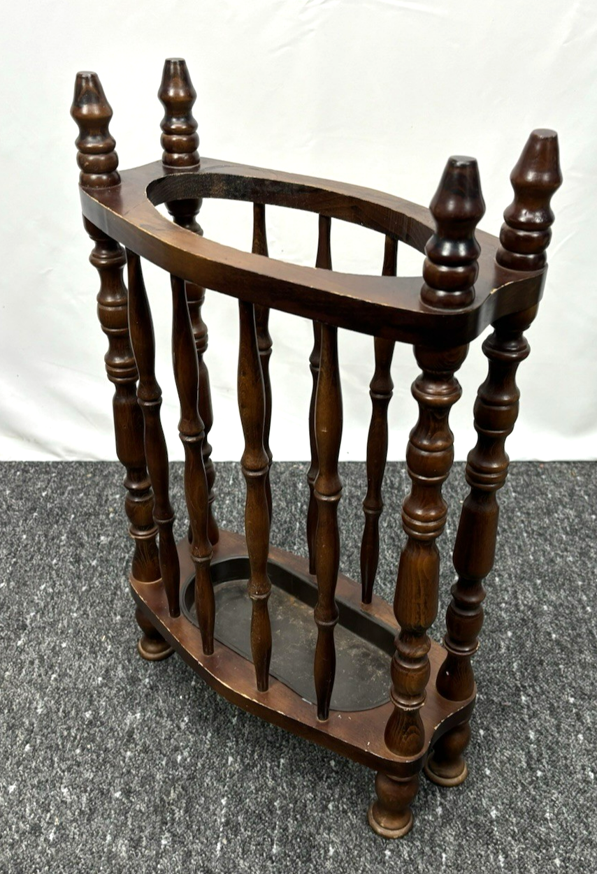 Schirmständer Holz Art Deco Regenschirm Vintage Antik