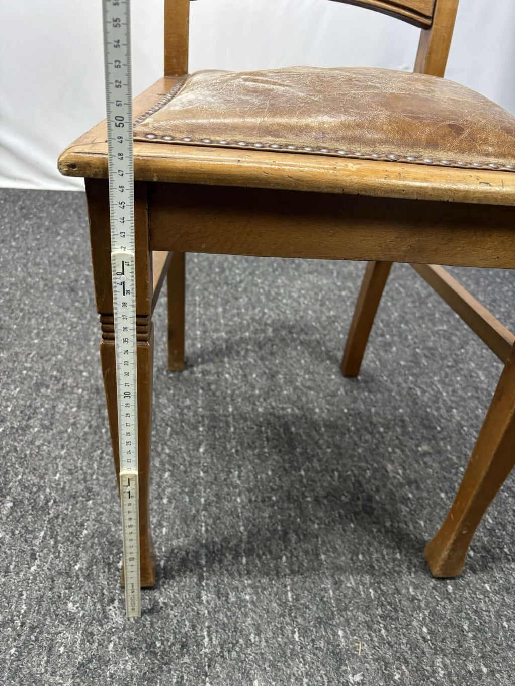 Esszimmerstuhl, Küchenstuhl, Beistellstuhl, Dekostuhl, Art Deco, Vintage, Holz