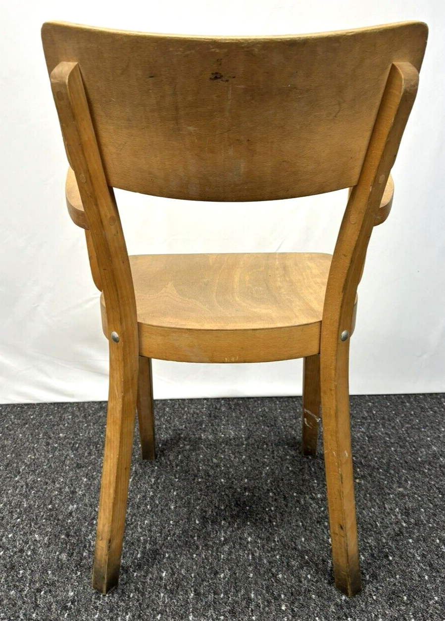 Armlehnstuhl Massivholz Kiefer Büro Küche Esszimmer Art Deco Vintage