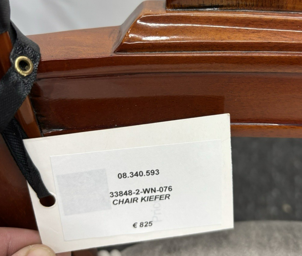 1 von 2 franz. Stilmöbel Stuhl Vintage Esszimmer Schreibtisch Holz Mahagonifarbe
