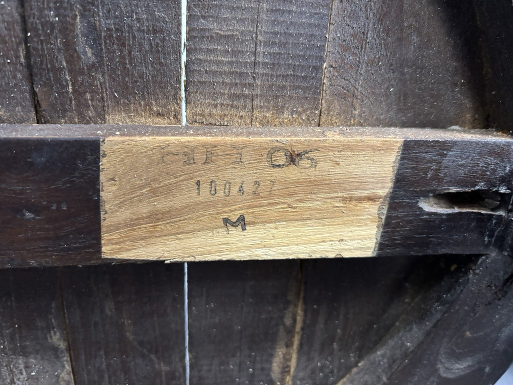 1 von 2 Eckstuhl Kolonial Stil Massivholz Art Deco Vintage Büro Captainchair