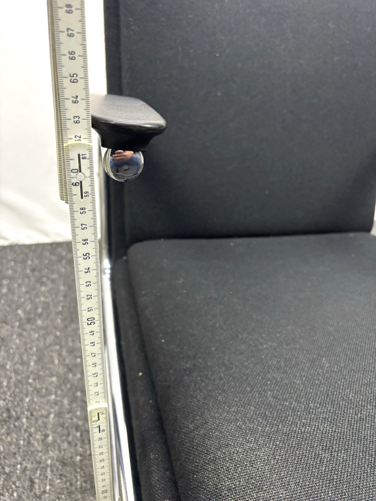 Sessel Freischwinger Stahlrohrmöbel Thonet Stil Bauhaus Vintage Büro Wohnzimmer