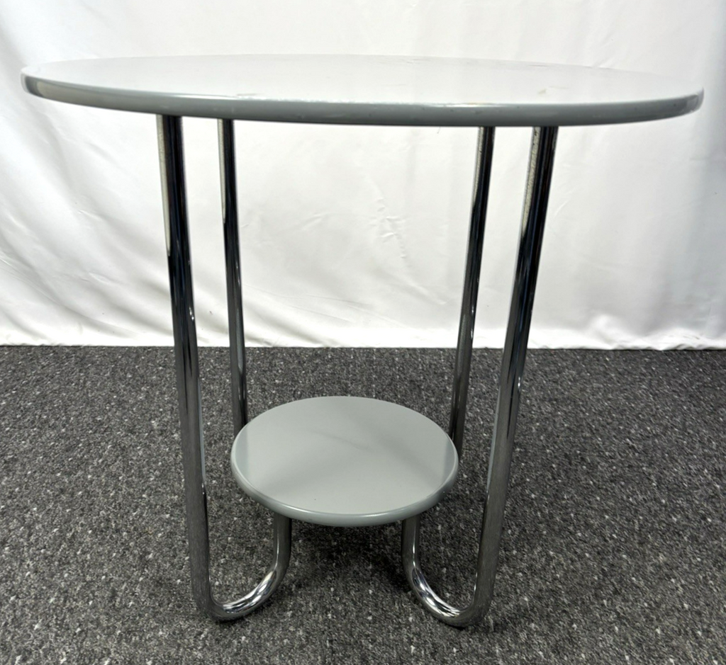 Tisch/ Stuhlset Marcel Breuer Stahlrohrmöbel Bauhaus Art Deco