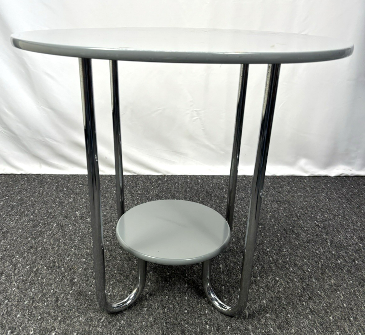Tisch/ Stuhlset Marcel Breuer Stahlrohrmöbel Bauhaus Art Deco