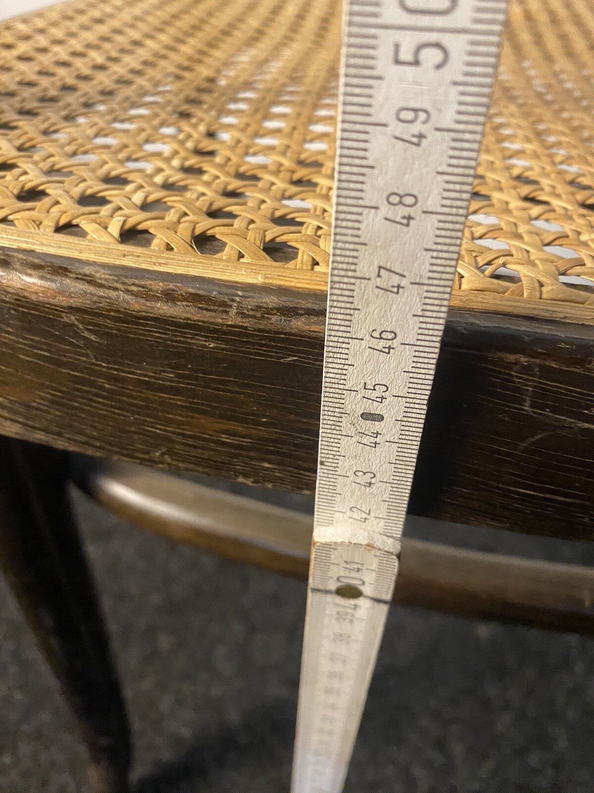 Vintage Armlehnenstuhl Thonet Stil Wiener Geflecht Stuhl Bugholz Prager Stuhl - Wesel Antik Kunst Vintage