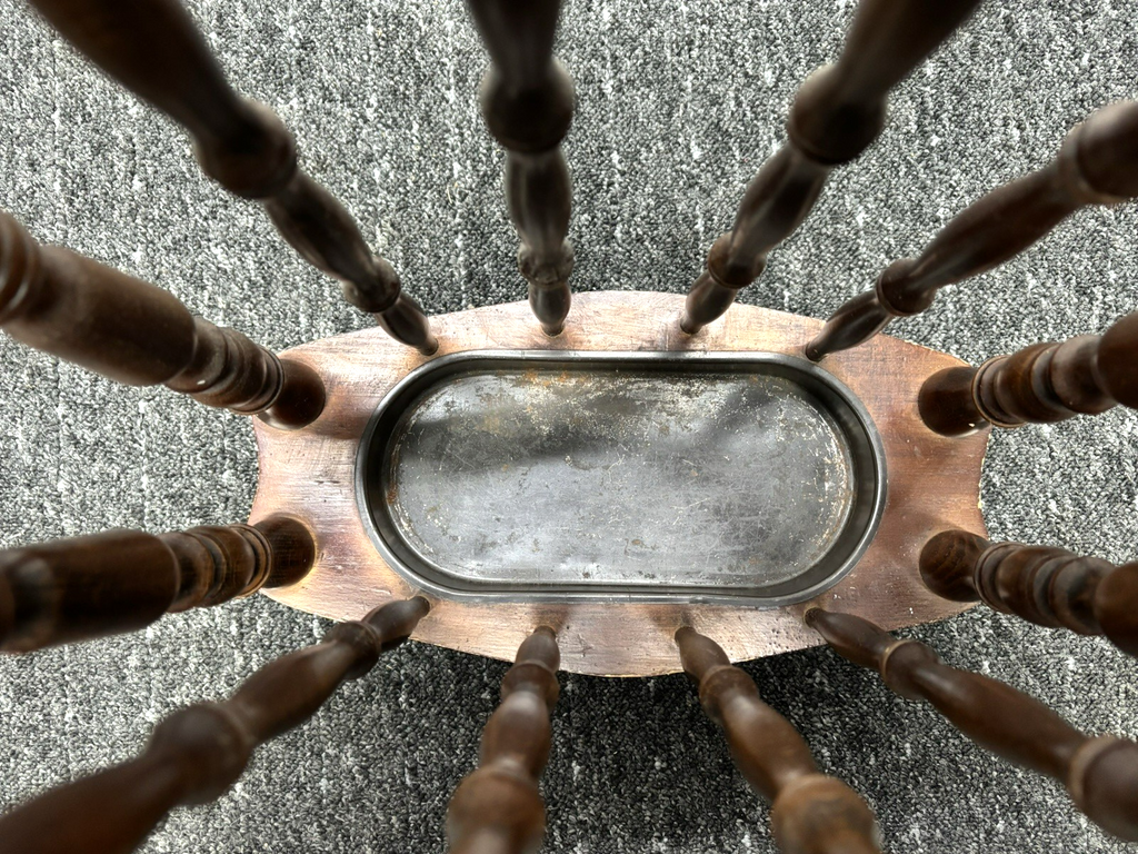 Schirmständer Holz Art Deco Regenschirm Vintage Antik