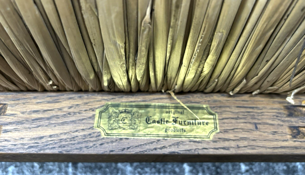 Castle Furniture Armlehnstuhl – Massivholz, Landhausstil, Geflochtene Sitzfläche