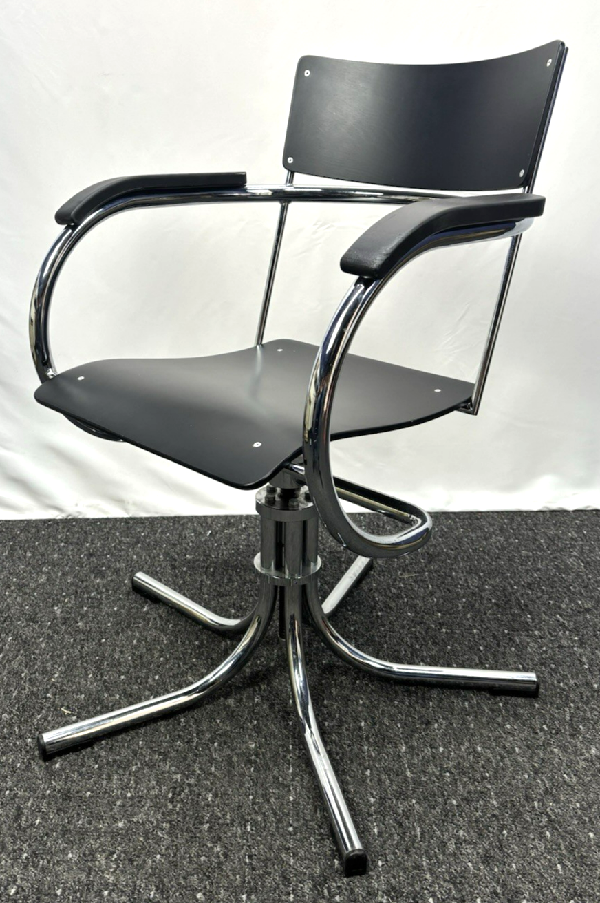 1 von 5 Orig Paul Schuitema Bürostuhl  nummeriert Stahlrohrmöbel Bauhaus Vintage