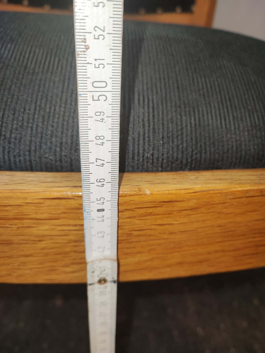 Art Deco Armlehnstuhl Eiche Vintage 30er 40er Federkern Sessel Ziernägel