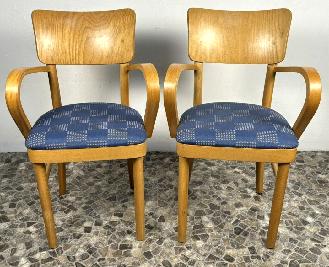 1 von 11 Fameg (ehem Thonet) Armlehnstuhl  Sessel Massiv Bauhaus ArtDeco Vintage