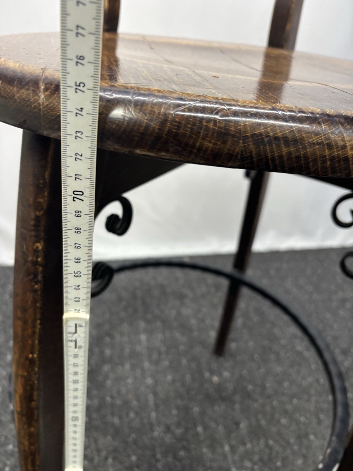 Barhocker Barstuhl Massivholz Vintage Art Deco Hochstuhl