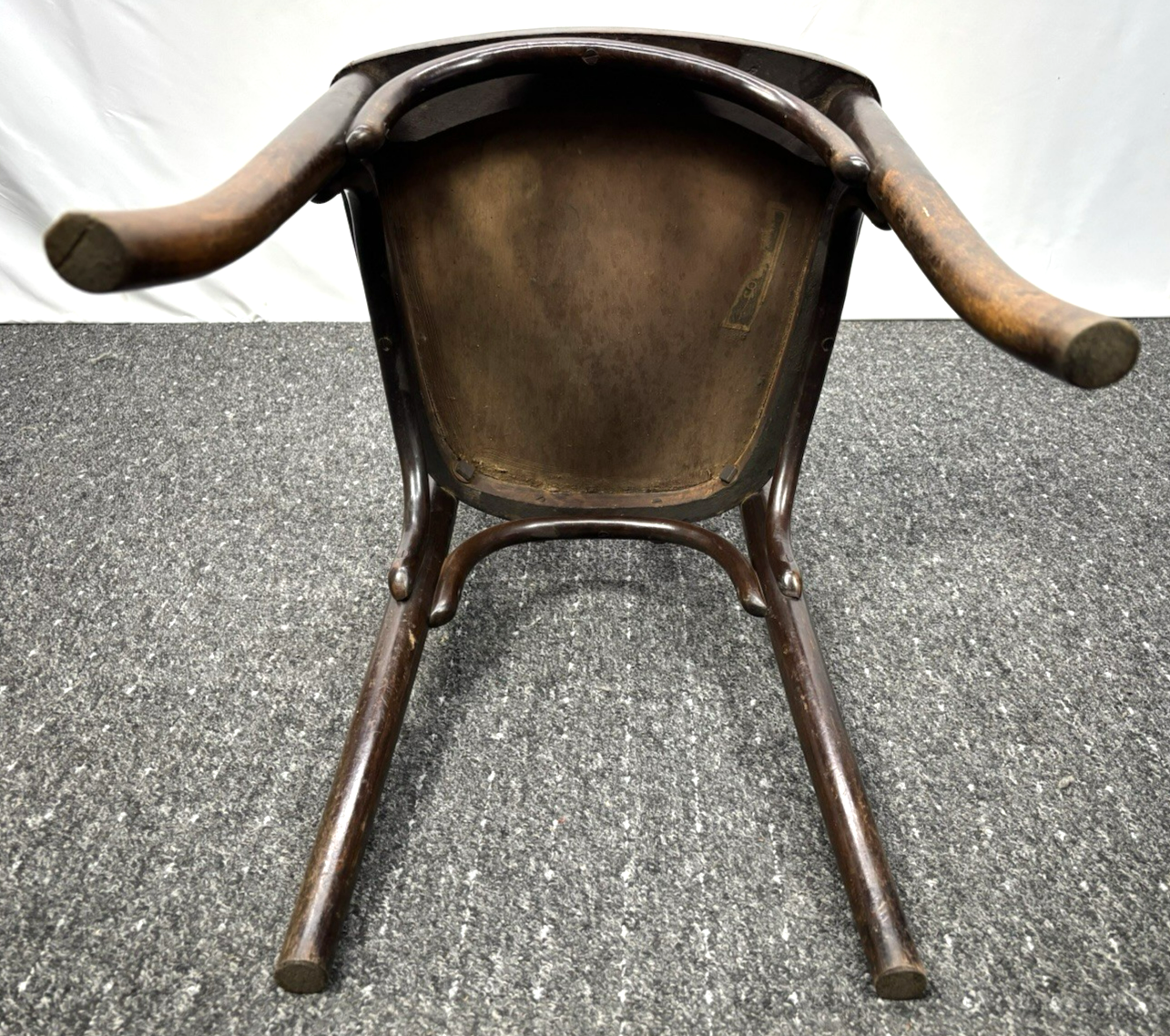 orig. Cosmos (ehem. Thonet) Bistrostuhl Kaffeehaus Prägesitz Art Deco Massivholz