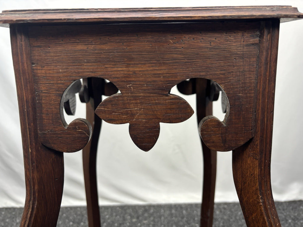 Blumensäule Blumentisch Beistelltisch Holz Art Deco Antik