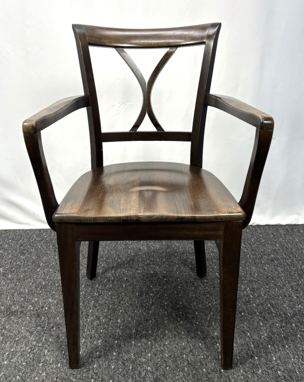 1 von 6 Holz Armlehnstuhl Vintage Stuhl Gastronomie Café Stil