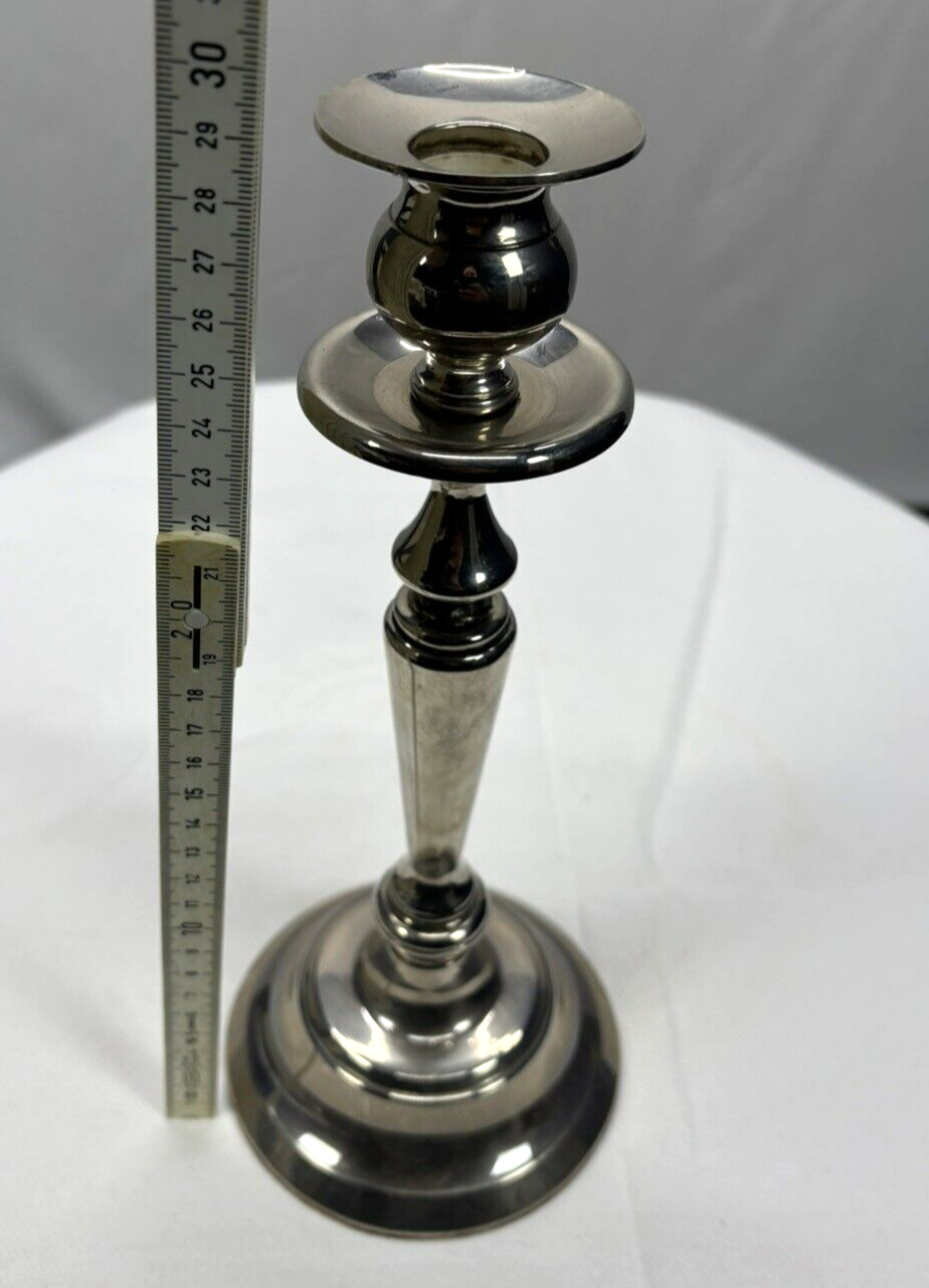 Kerzenständer Sortiment 7-teilig Silberfarben Art Deco Bauhaus Vintage