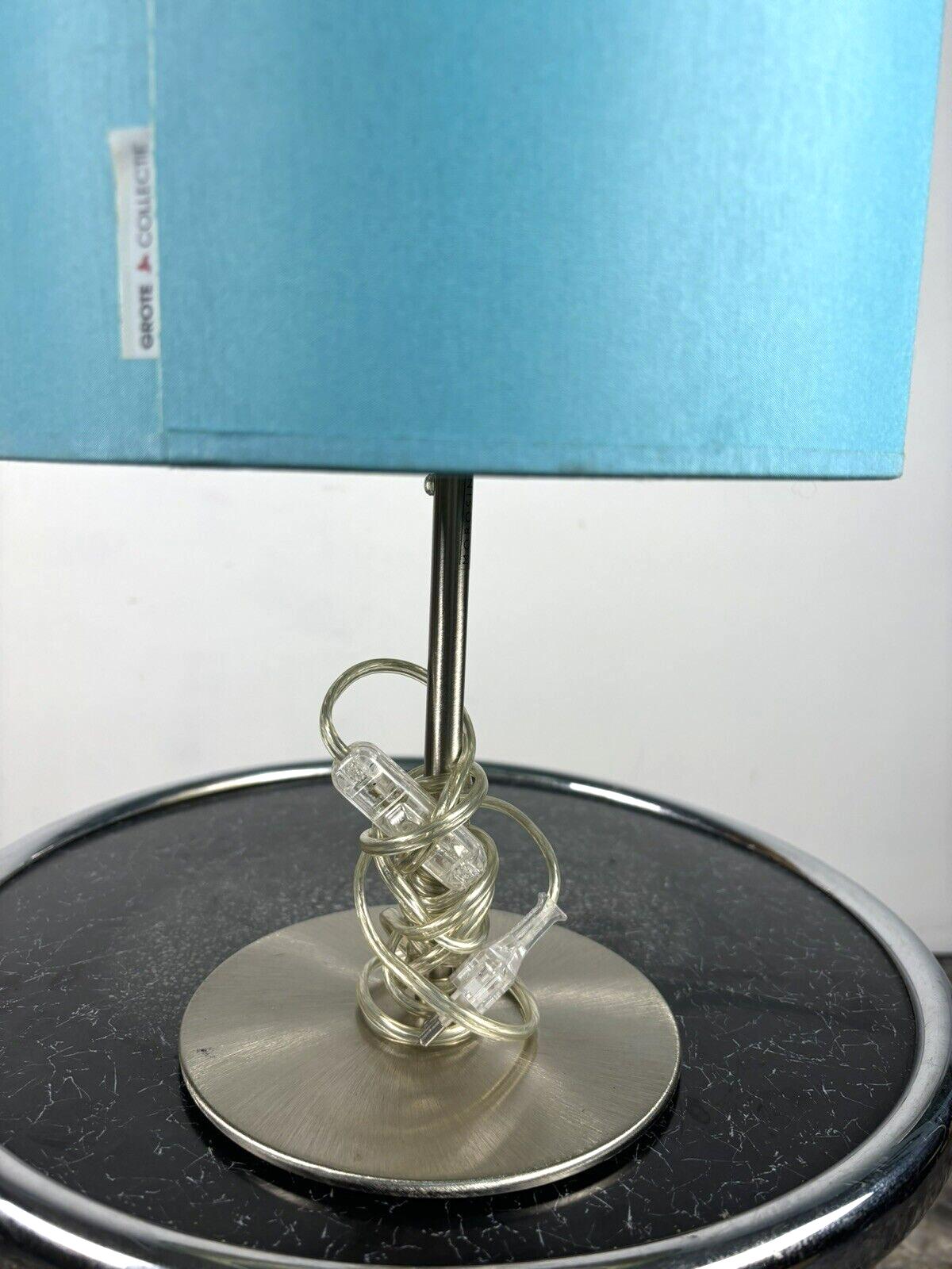 1 von 2 Original Morosini Nachttisch Lampe Modell FOG Vintage Tischlampe Italien