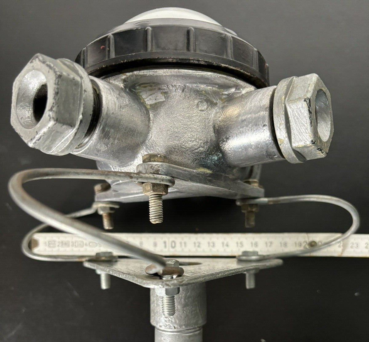 Schiffslampe Positionslicht Edelstahl/ Gusseisen Retro Vintage Deko